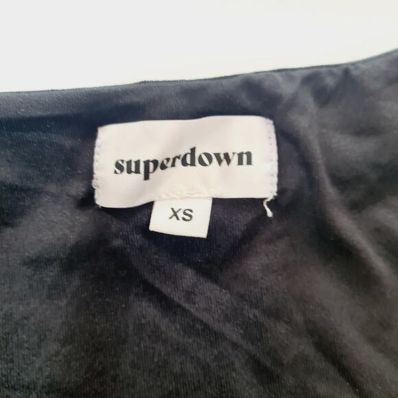 Superdown Izzy Ruffle Maxi Dress in Black XS - Picture 8 of 11